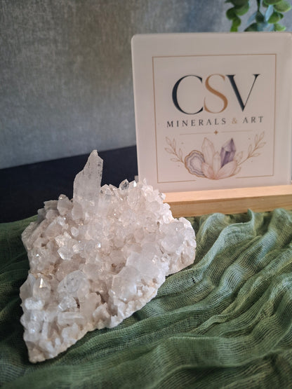 Heldere Bergkristal cluster