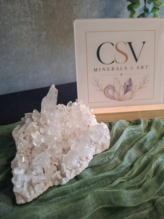 Heldere Bergkristal cluster