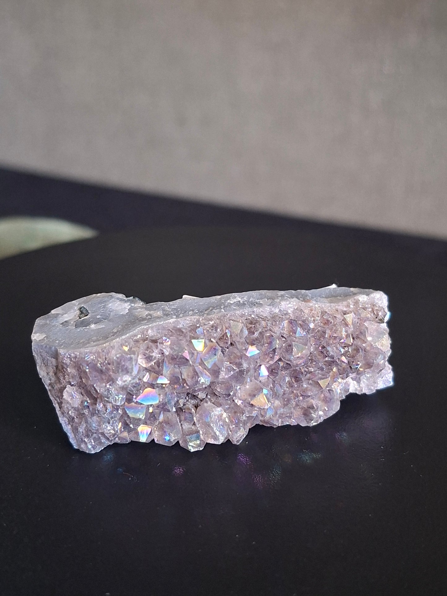 Aura Amethist Cluster klein 14