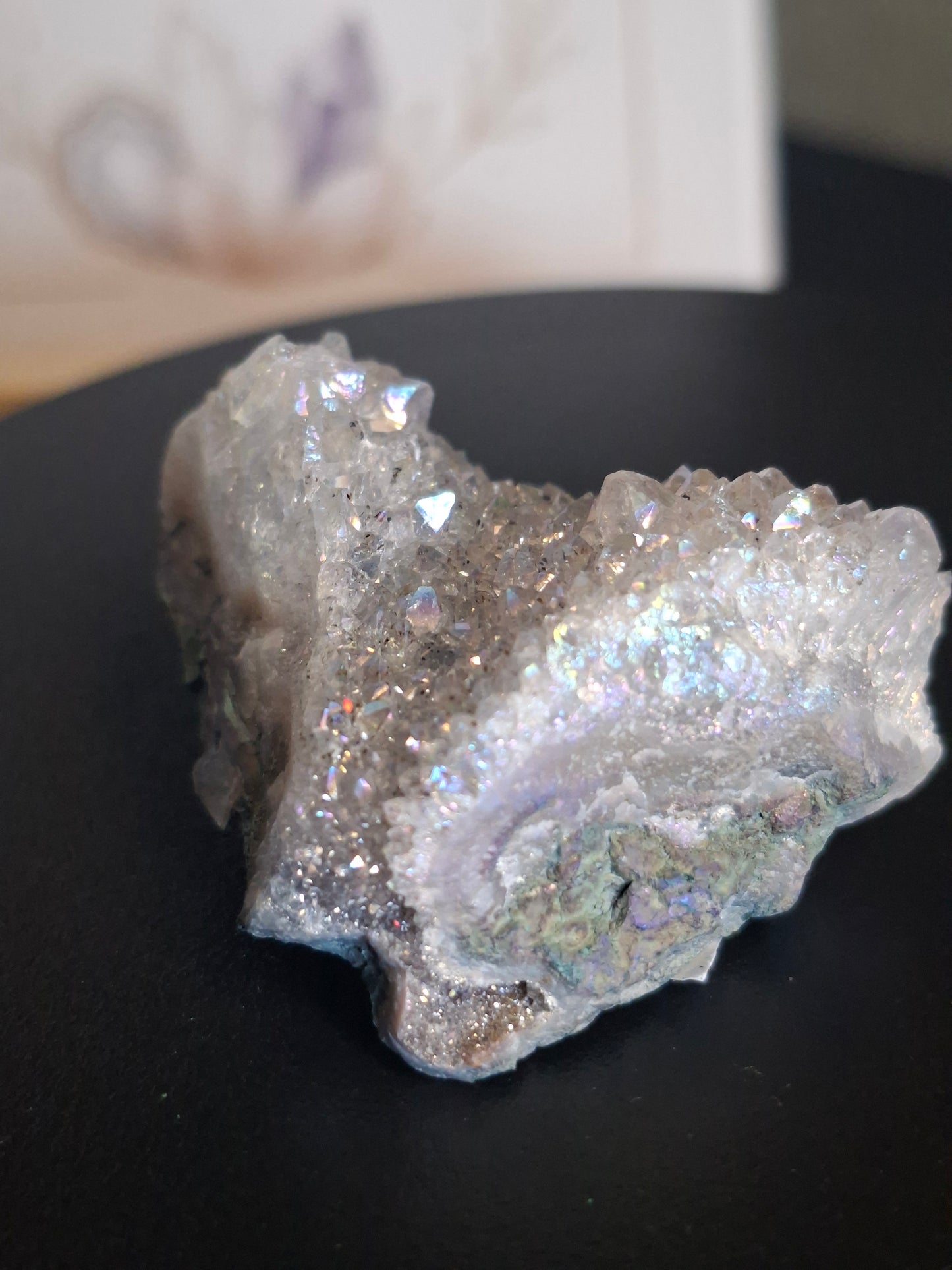 Aura Amethist Cluster klein 5