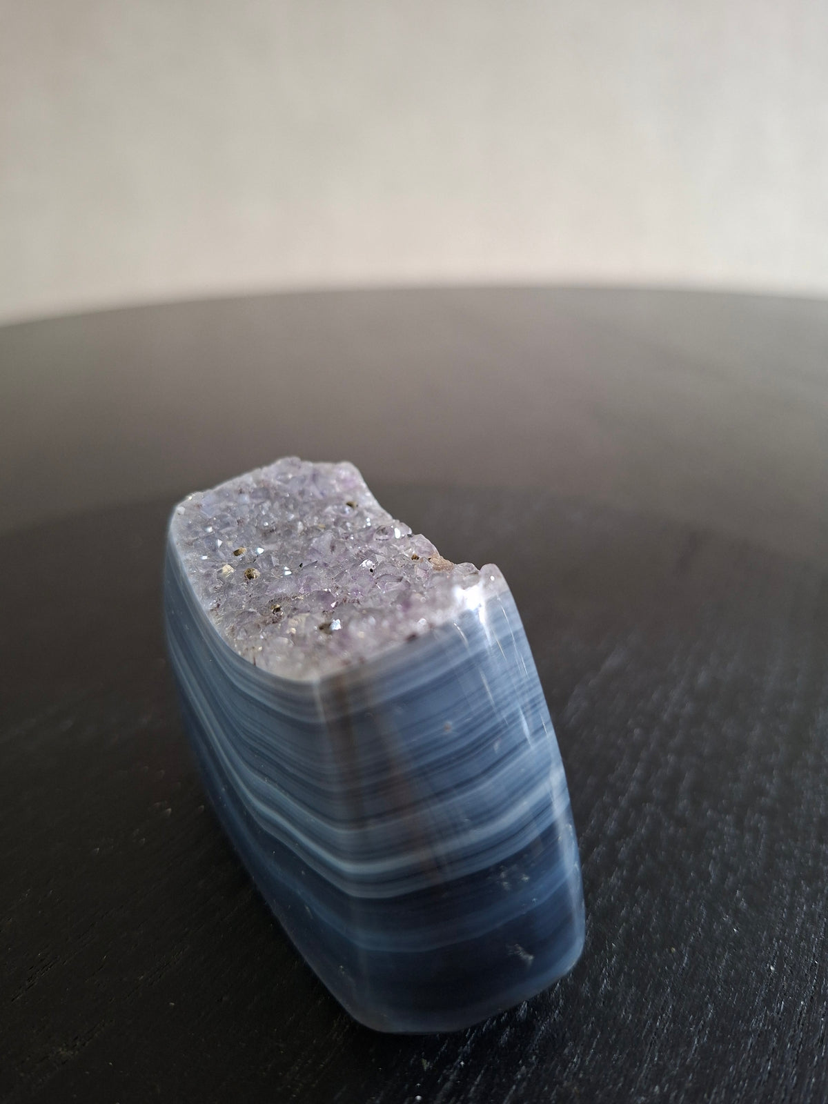 Agaat met Amethist Druse
