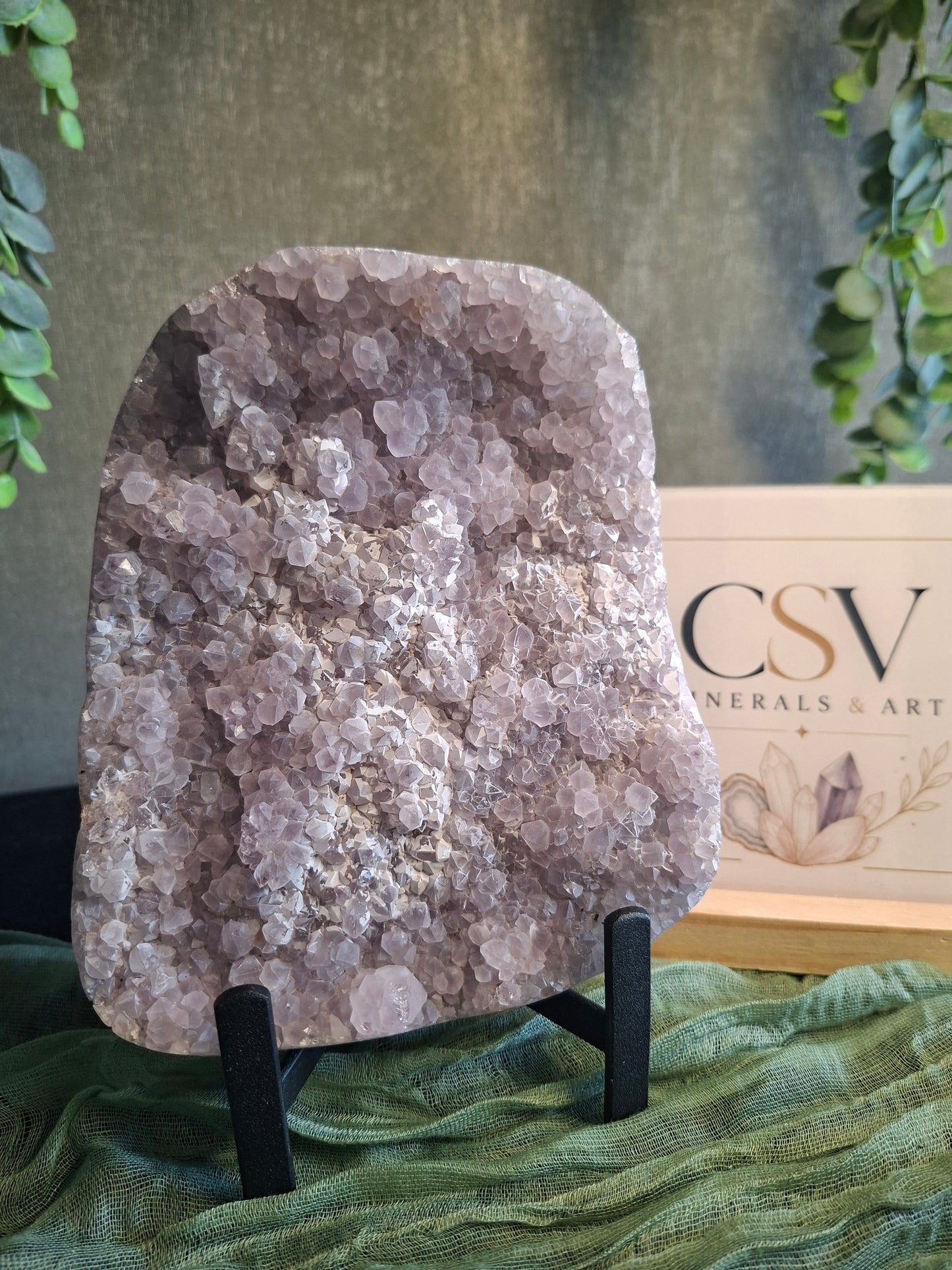 Verzamelstuk Matte Chalcedoon Amethist