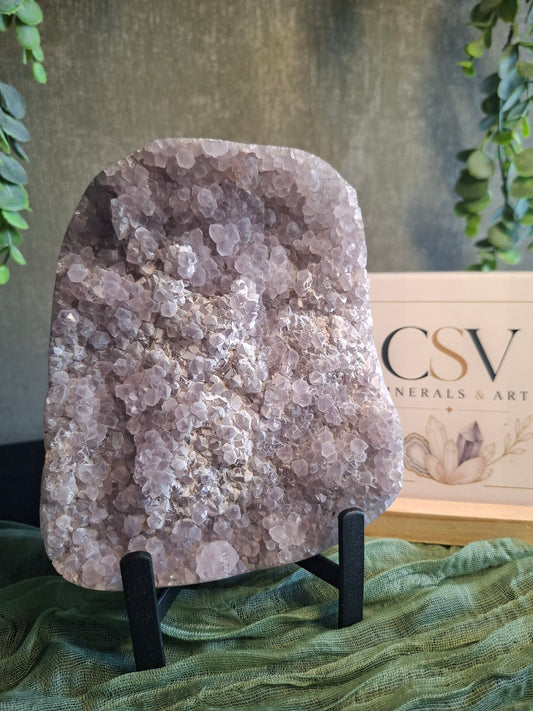 Verzamelstuk Matte Chalcedoon Amethist