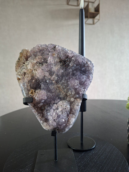 Braziliaanse Amethist met Chalcedoon & Insluitsels