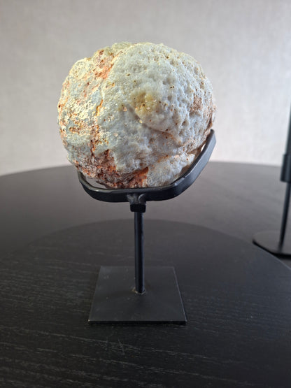 Agaat Geode op standaard Grijs