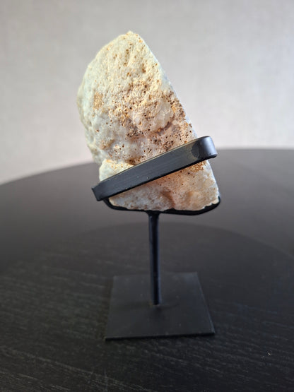Agaat Geode op standaard Grijs