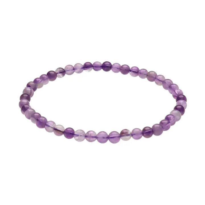 Chevron Amethist 4mm Armband