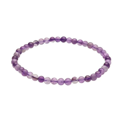 Chevron Amethist 4mm Armband