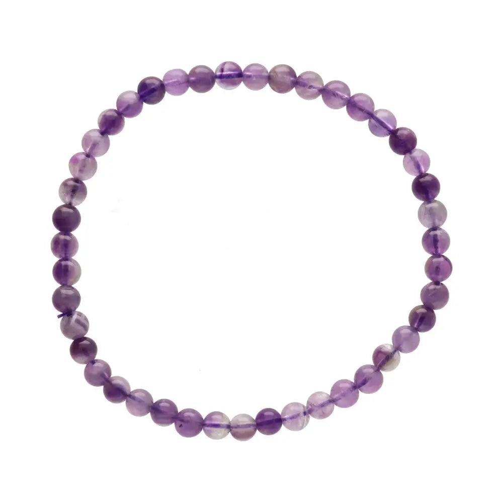 Chevron Amethist 4mm Armband