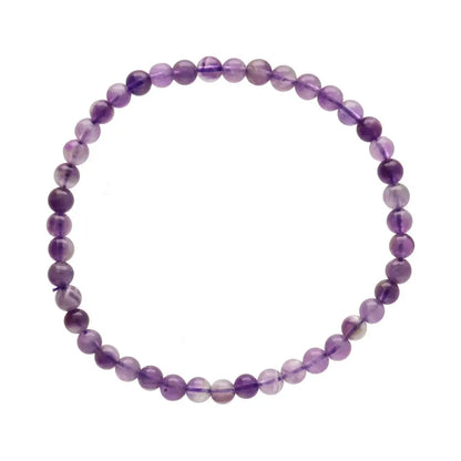 Chevron Amethist 4mm Armband