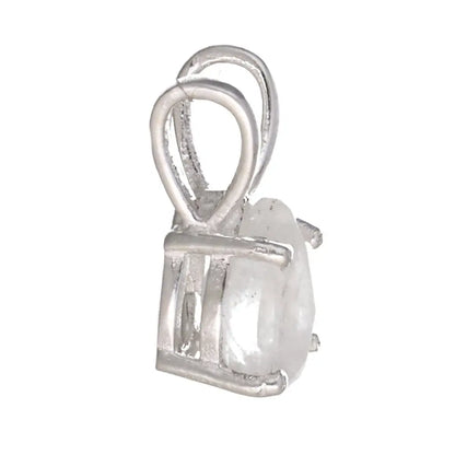 925 Maansteen facetgeslepen hanger mini