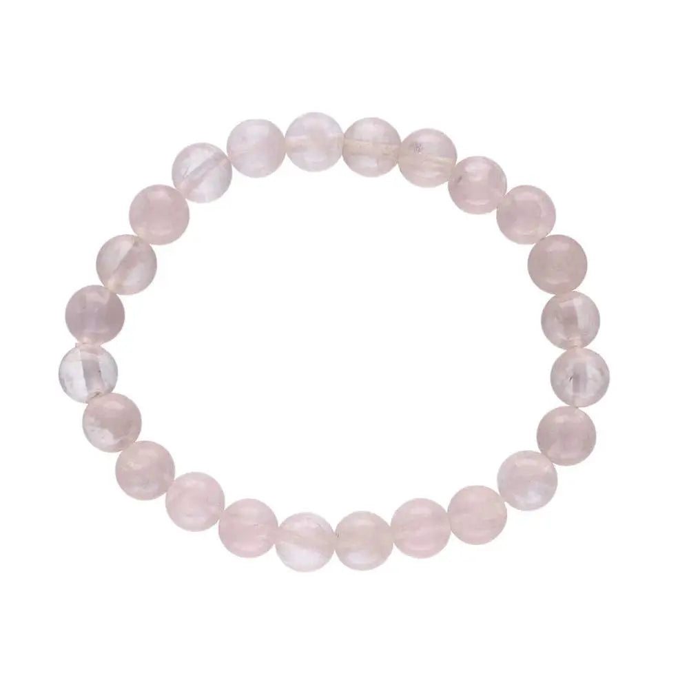Rozenkwarts 8mm armband