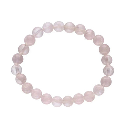 Rozenkwarts 8mm armband