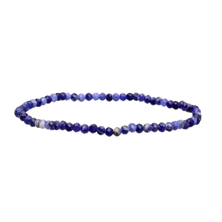 Armband 3mm gefacetteerde Sodaliet
