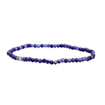 Armband 3mm gefacetteerde Sodaliet