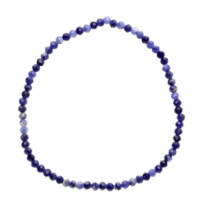 Armband 3mm gefacetteerde Sodaliet
