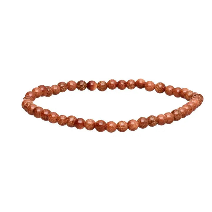Goldstone 4mm armband