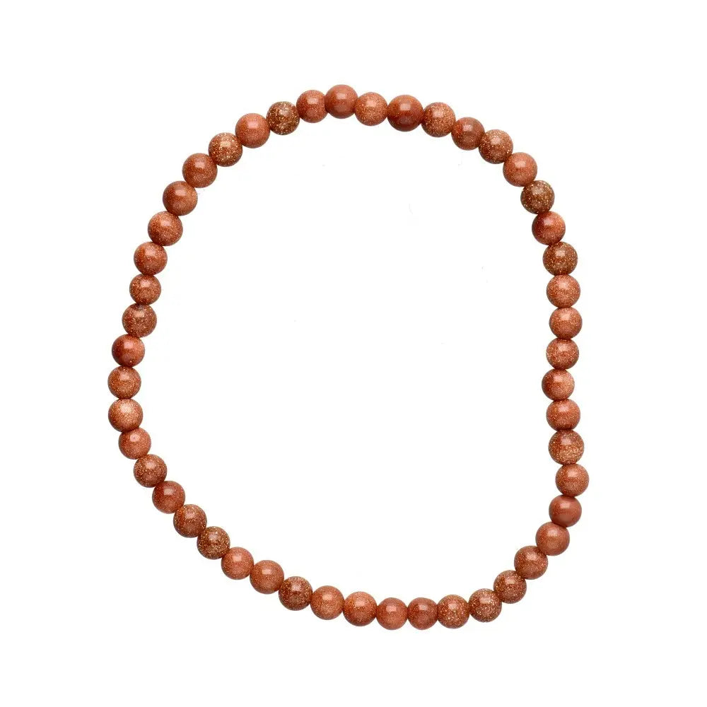 Goldstone 4mm armband