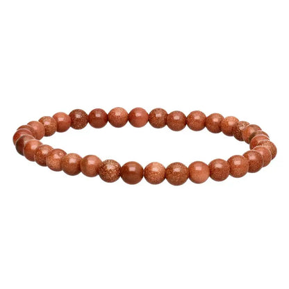 Goldstone 6mm armband