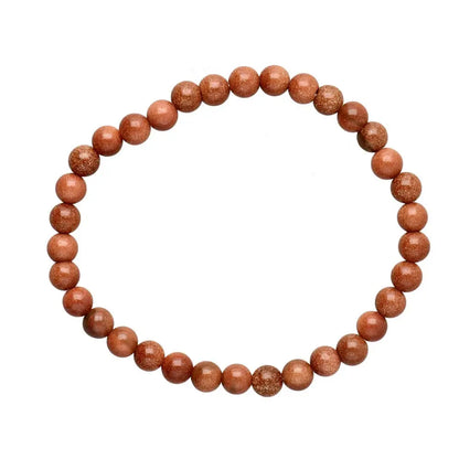 Goldstone 6mm armband