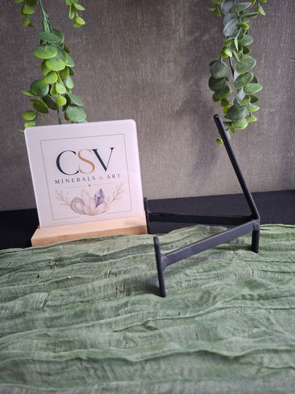 Zwart metalen standaard groot