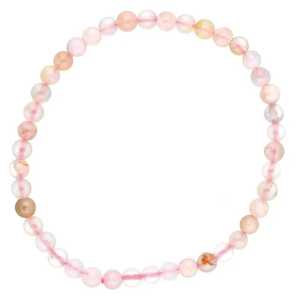 Kersenbloesem Agaat 4mm Armband