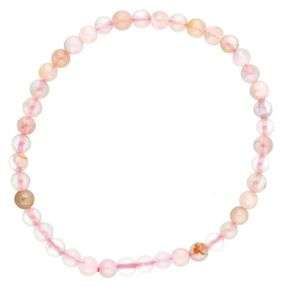 Kersenbloesem Agaat 4mm Armband