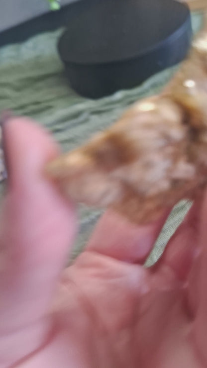 Gouden mica op matrix 27