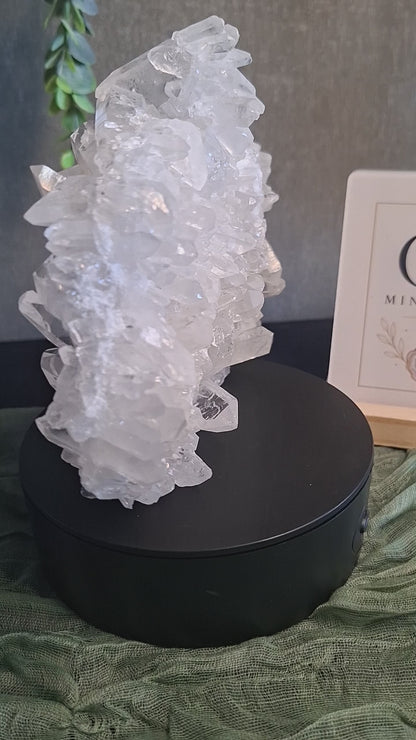 Bergkristal double faced  ''Slab'' groot