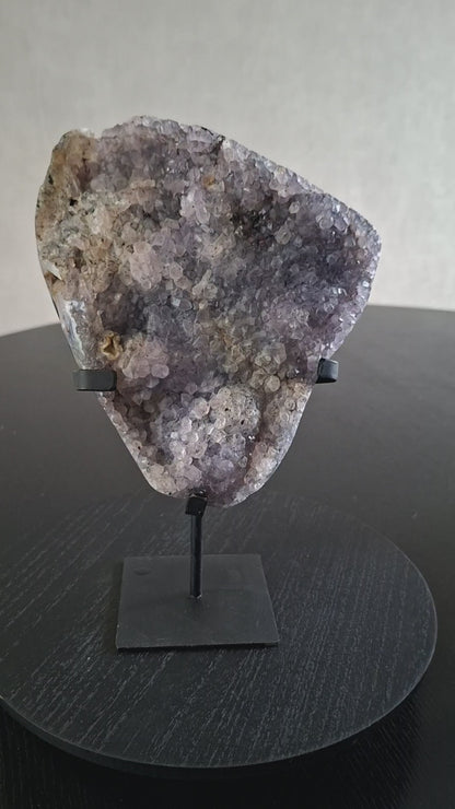 Braziliaanse Amethist met Chalcedoon & Insluitsels