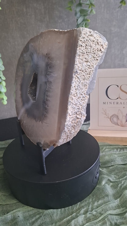 Agaat Slab met druzy