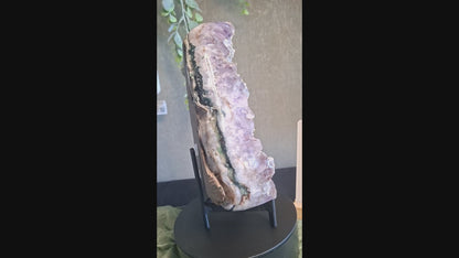 Uniek verzamelstuk Amethist met Chalcedoon en Calciet