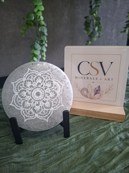 Seleniet schijf mandala - C