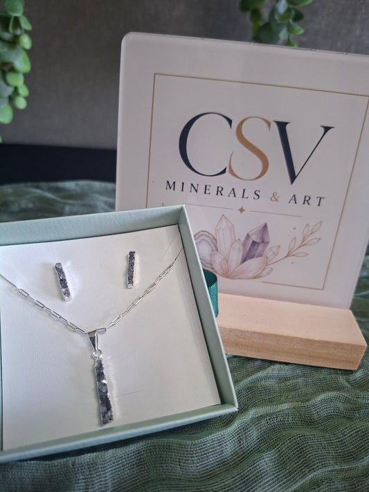 Druzy sieradenset 2